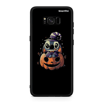 Samsung S8 Halloween Stitch θήκη από τη Smartfits με σχέδιο στο πίσω μέρος και μαύρο περίβλημα | Smartphone case with colorful back and black bezels by Smartfits