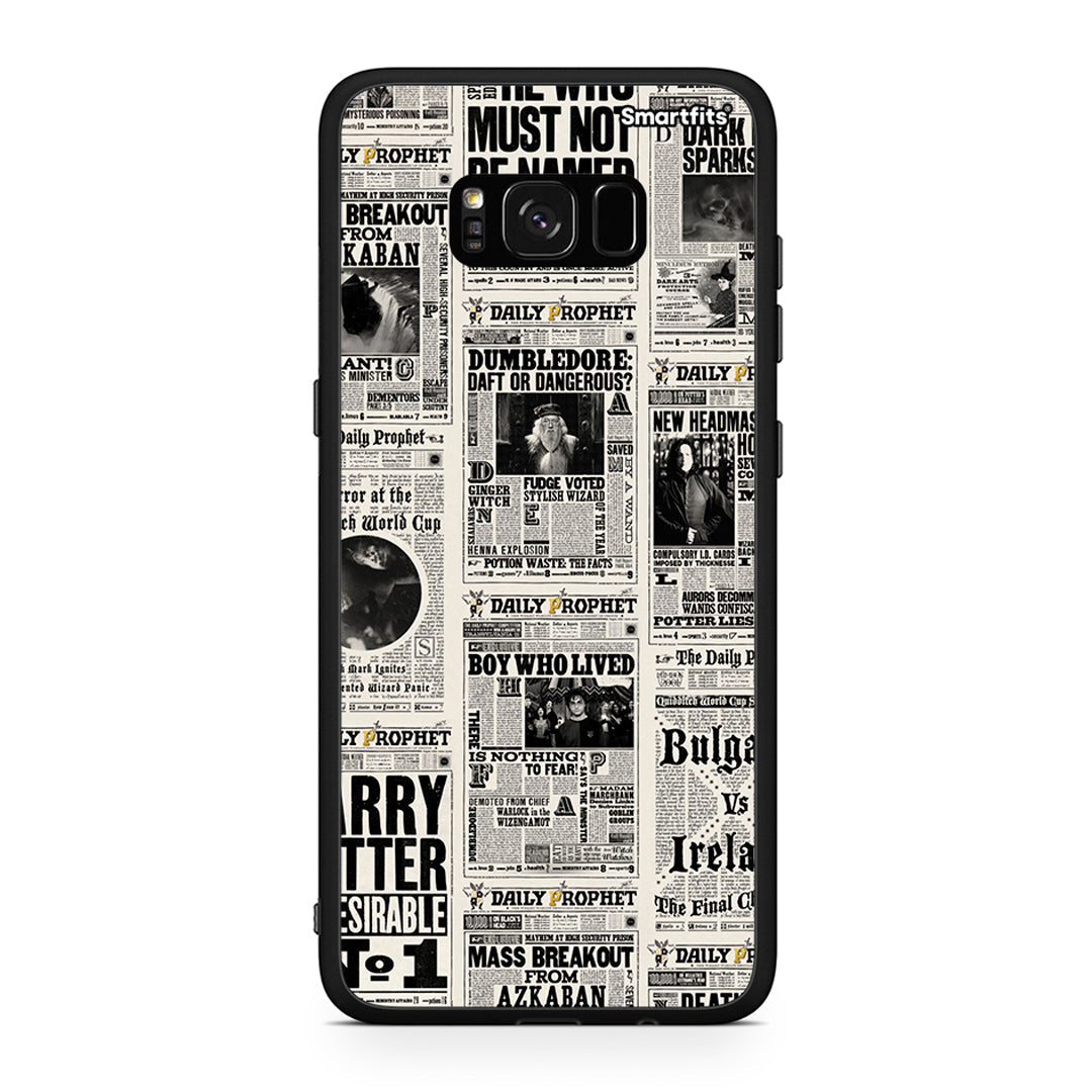 Samsung S8+ Harry Paper θήκη από τη Smartfits με σχέδιο στο πίσω μέρος και μαύρο περίβλημα | Smartphone case with colorful back and black bezels by Smartfits