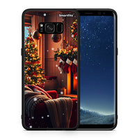 Thumbnail for Θήκη Samsung S8 Home For Christmas από τη Smartfits με σχέδιο στο πίσω μέρος και μαύρο περίβλημα | Samsung S8 Home For Christmas case with colorful back and black bezels