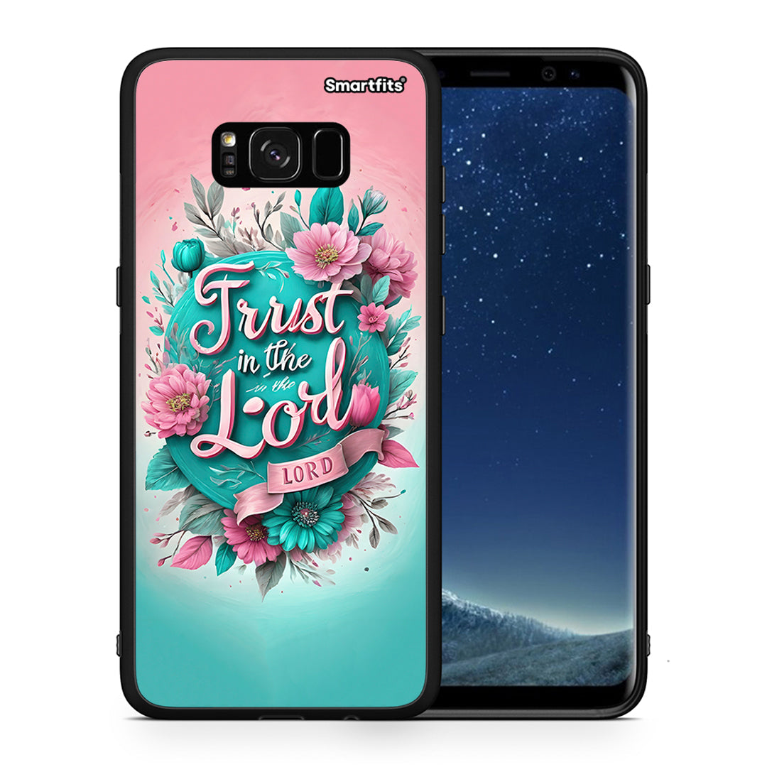 Θήκη Samsung S8 Lord Trust από τη Smartfits με σχέδιο στο πίσω μέρος και μαύρο περίβλημα | Samsung S8 Lord Trust case with colorful back and black bezels