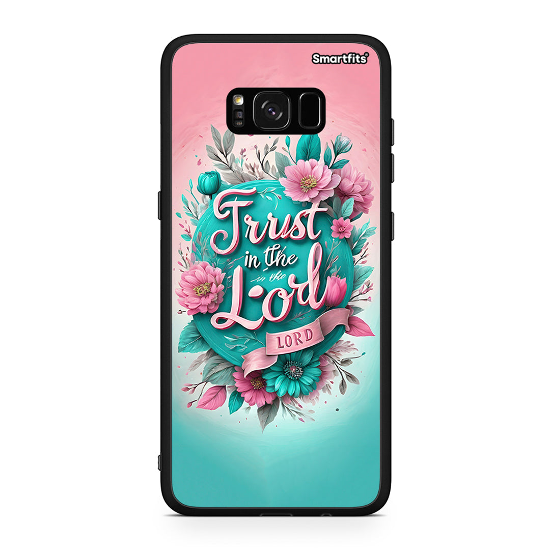 Samsung S8 Lord Trust θήκη από τη Smartfits με σχέδιο στο πίσω μέρος και μαύρο περίβλημα | Smartphone case with colorful back and black bezels by Smartfits