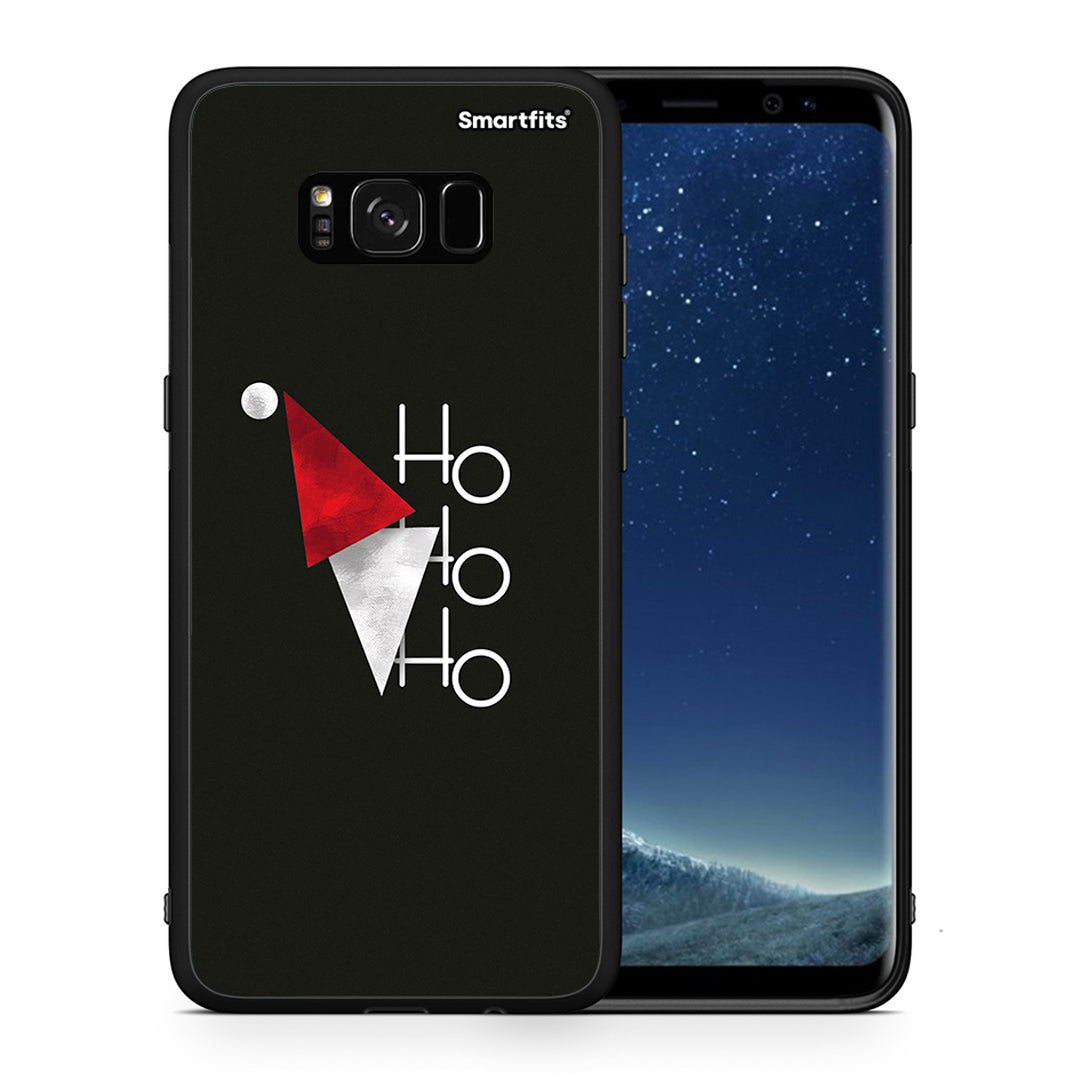 Θήκη Samsung S8 Minimal Christmas από τη Smartfits με σχέδιο στο πίσω μέρος και μαύρο περίβλημα | Samsung S8 Minimal Christmas case with colorful back and black bezels