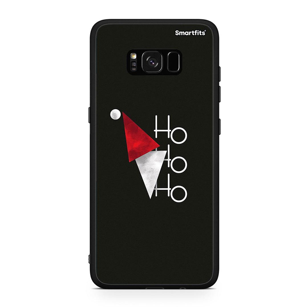 Samsung S8 Minimal Christmas θήκη από τη Smartfits με σχέδιο στο πίσω μέρος και μαύρο περίβλημα | Smartphone case with colorful back and black bezels by Smartfits