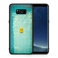 Thumbnail for Θήκη Samsung S8 Yellow Duck από τη Smartfits με σχέδιο στο πίσω μέρος και μαύρο περίβλημα | Samsung S8 Yellow Duck case with colorful back and black bezels