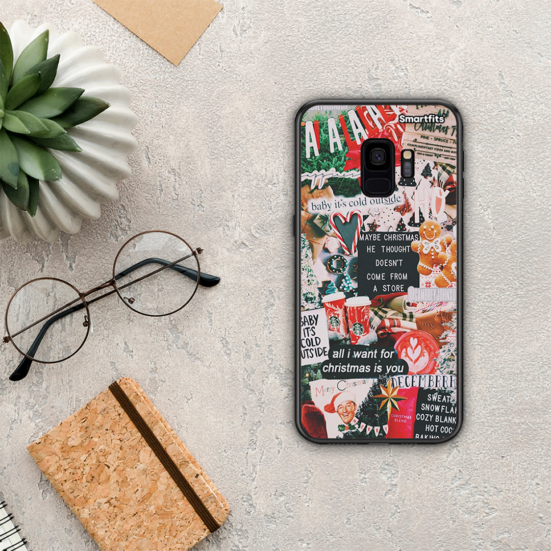 Christmas Happiness - Samsung Galaxy S9 θήκη