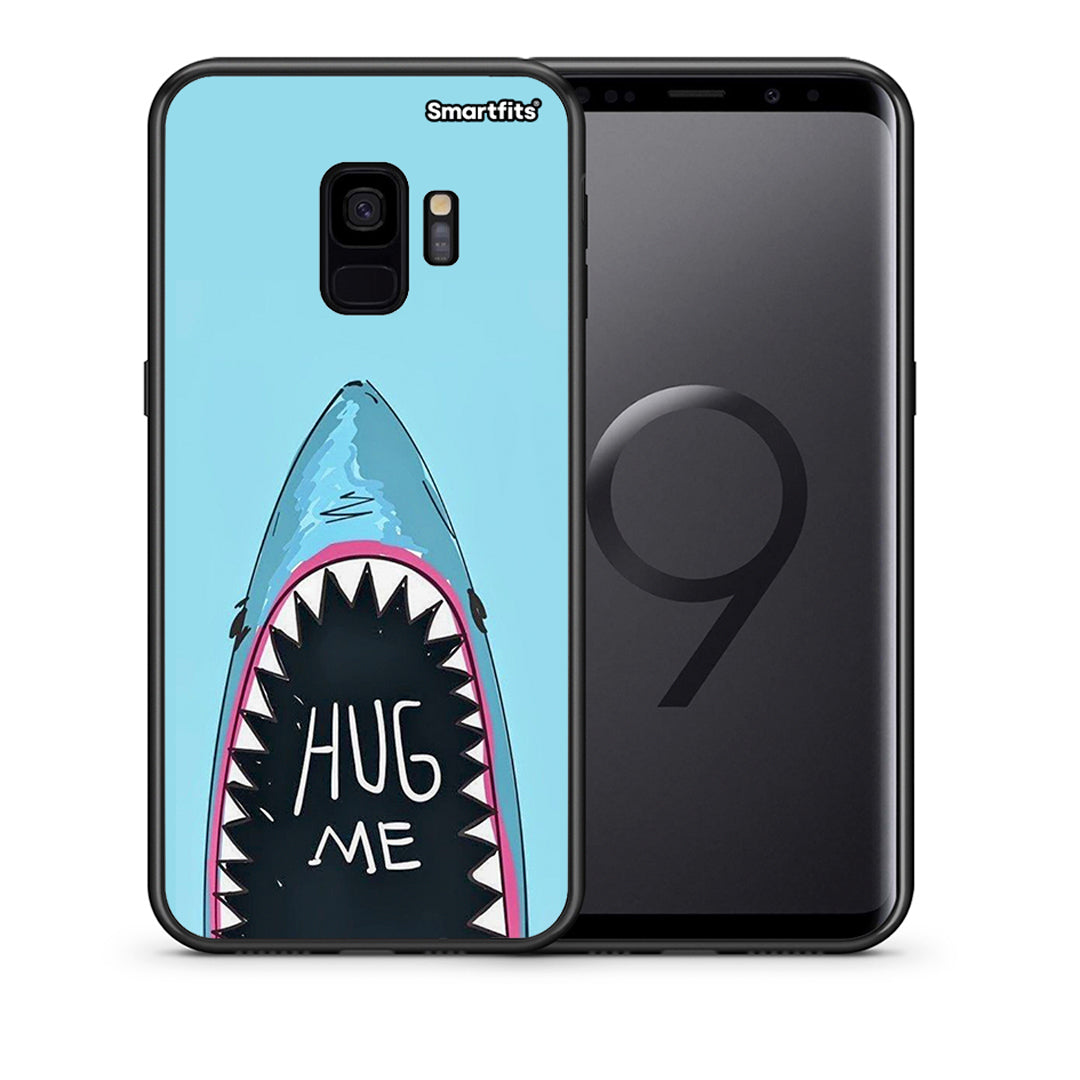 Θήκη Samsung S9 Hug Me από τη Smartfits με σχέδιο στο πίσω μέρος και μαύρο περίβλημα | Samsung S9 Hug Me case with colorful back and black bezels