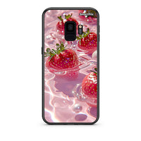 Thumbnail for samsung s9 Juicy Strawberries θήκη από τη Smartfits με σχέδιο στο πίσω μέρος και μαύρο περίβλημα | Smartphone case with colorful back and black bezels by Smartfits