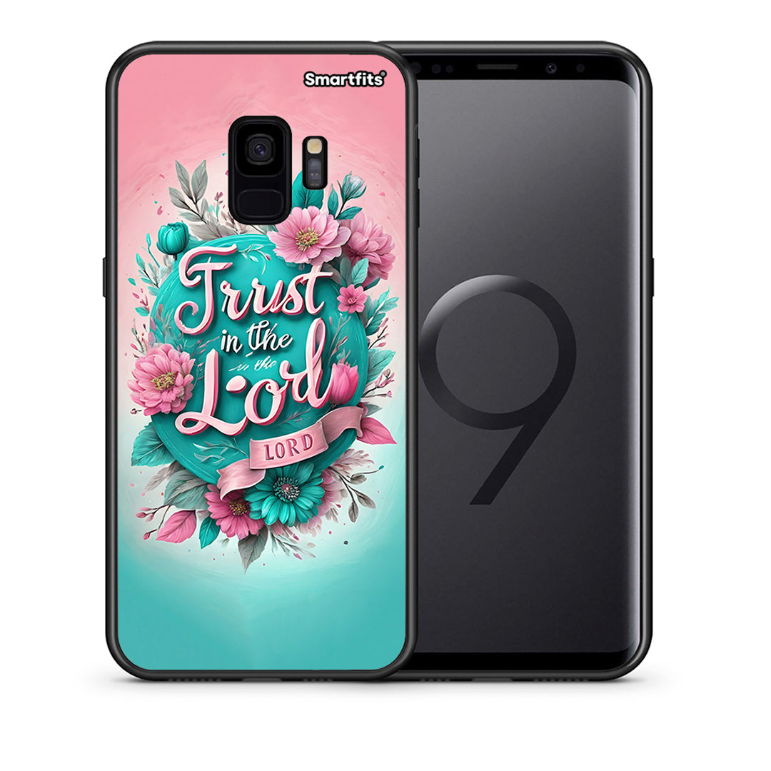 Θήκη Samsung S9 Lord Trust από τη Smartfits με σχέδιο στο πίσω μέρος και μαύρο περίβλημα | Samsung S9 Lord Trust case with colorful back and black bezels