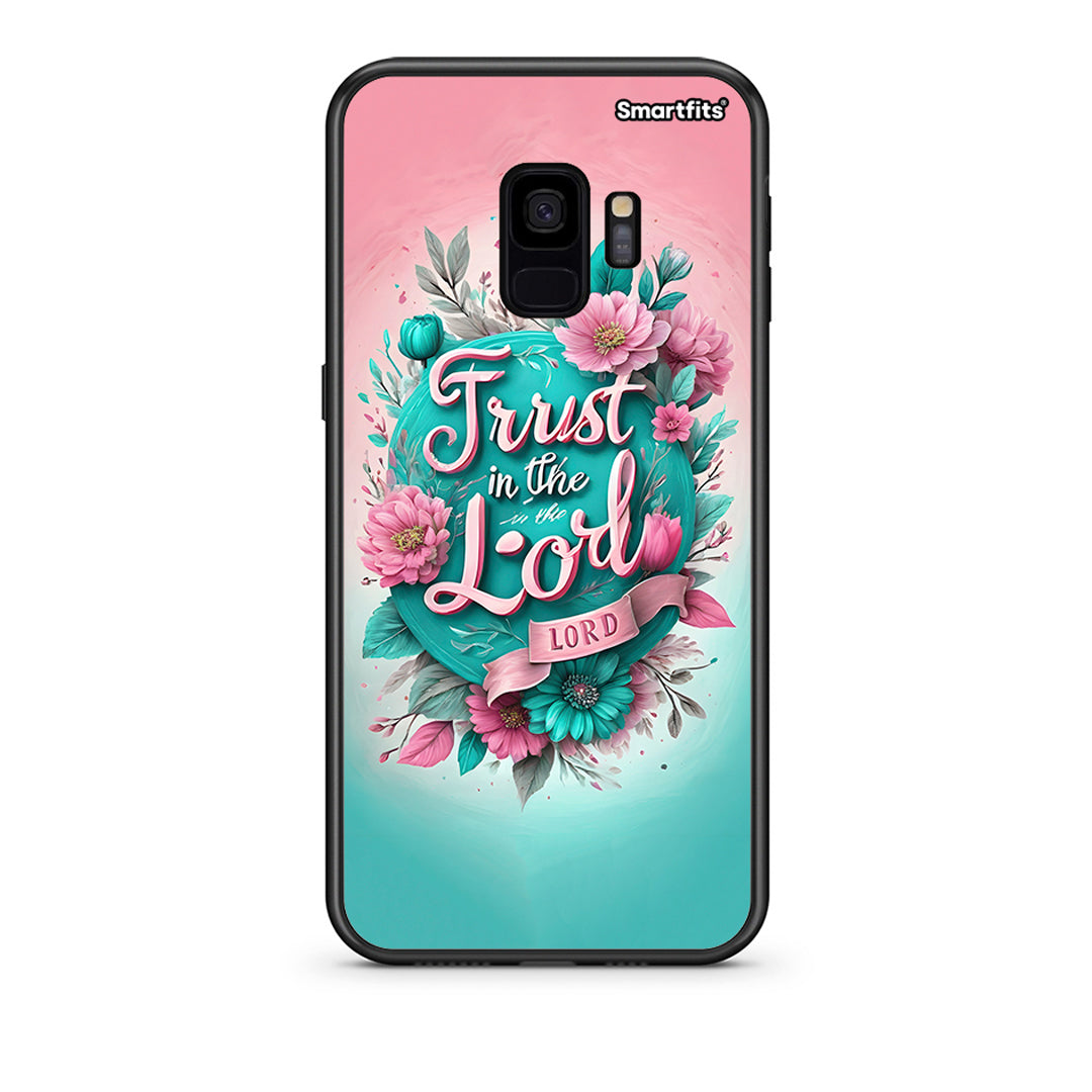 samsung s9 Lord Trust θήκη από τη Smartfits με σχέδιο στο πίσω μέρος και μαύρο περίβλημα | Smartphone case with colorful back and black bezels by Smartfits