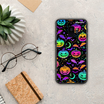 Neon Halloween - Samsung Galaxy S9 θήκη