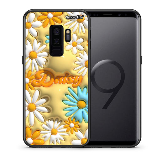 Θήκη Samsung S9 Plus Bubble Daisies από τη Smartfits με σχέδιο στο πίσω μέρος και μαύρο περίβλημα | Samsung S9 Plus Bubble Daisies case with colorful back and black bezels