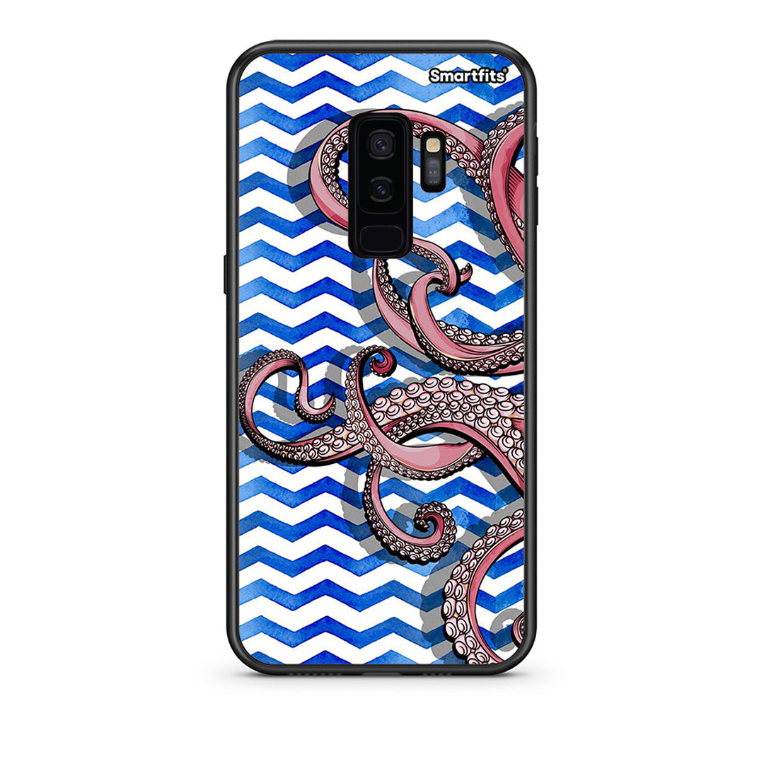 samsung s9 plus Chevron Devilfish θήκη από τη Smartfits με σχέδιο στο πίσω μέρος και μαύρο περίβλημα | Smartphone case with colorful back and black bezels by Smartfits
