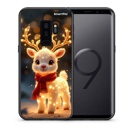 Θήκη Samsung S9 Plus Christmas Cutie από τη Smartfits με σχέδιο στο πίσω μέρος και μαύρο περίβλημα | Samsung S9 Plus Christmas Cutie case with colorful back and black bezels