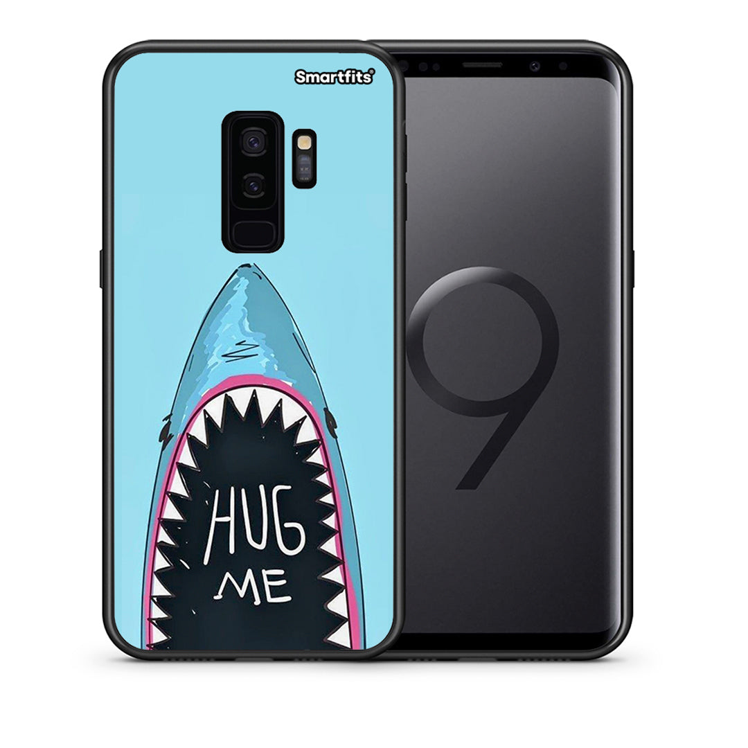 Θήκη Samsung S9 Plus Hug Me από τη Smartfits με σχέδιο στο πίσω μέρος και μαύρο περίβλημα | Samsung S9 Plus Hug Me case with colorful back and black bezels