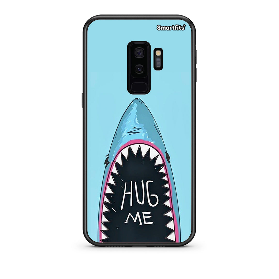 samsung s9 plus Hug Me θήκη από τη Smartfits με σχέδιο στο πίσω μέρος και μαύρο περίβλημα | Smartphone case with colorful back and black bezels by Smartfits