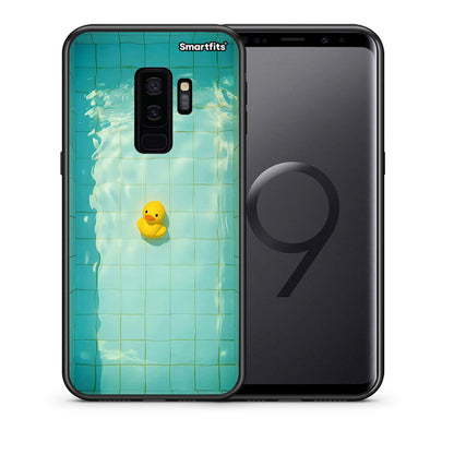 Θήκη Samsung S9 Plus Yellow Duck από τη Smartfits με σχέδιο στο πίσω μέρος και μαύρο περίβλημα | Samsung S9 Plus Yellow Duck case with colorful back and black bezels