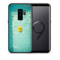 Thumbnail for Θήκη Samsung S9 Plus Yellow Duck από τη Smartfits με σχέδιο στο πίσω μέρος και μαύρο περίβλημα | Samsung S9 Plus Yellow Duck case with colorful back and black bezels