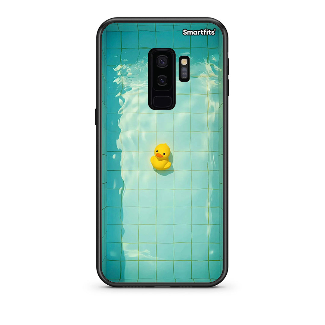 samsung s9 plus Yellow Duck θήκη από τη Smartfits με σχέδιο στο πίσω μέρος και μαύρο περίβλημα | Smartphone case with colorful back and black bezels by Smartfits