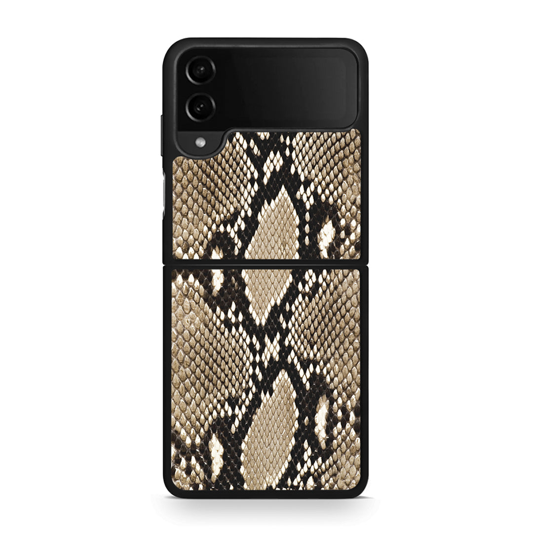 23 - Samsung Galaxy Z Flip4 Fashion Snake Animal case, cover, bumper