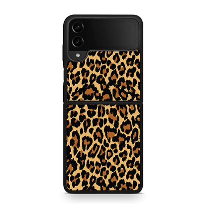 21 - Samsung Galaxy Z Flip4 Leopard Animal case, cover, bumper