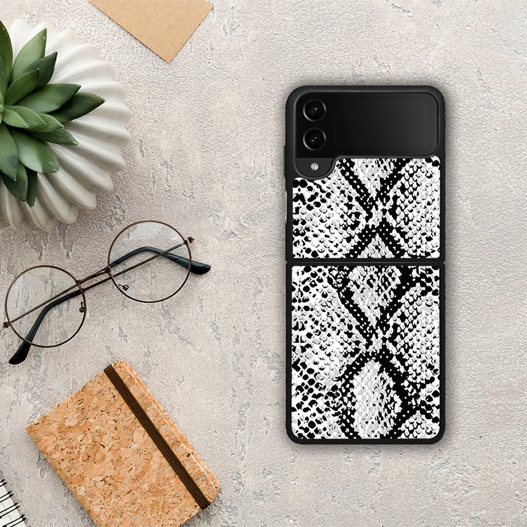 Animal White Snake - Samsung Galaxy Z Flip4 θήκη