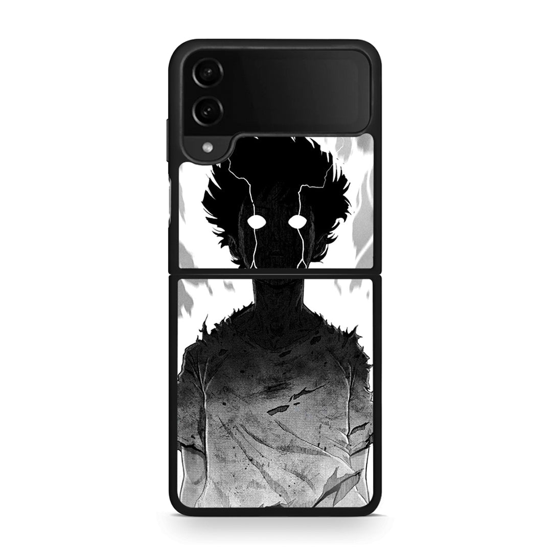 Samsung Galaxy Z Flip4 Anime Boy Θήκη από τη Smartfits με σχέδιο στο πίσω μέρος και μαύρο περίβλημα | Smartphone case with colorful back and black bezels by Smartfits