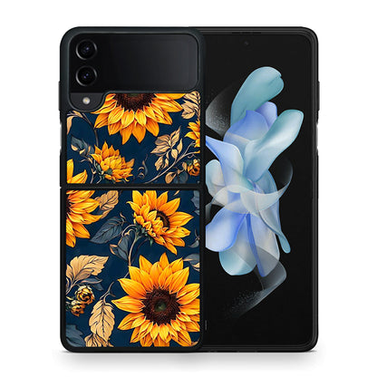 Autumn Sunflowers - Samsung Galaxy Z Flip4 θήκη