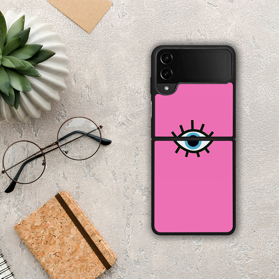 Blue Eye Pink - Samsung Galaxy Z Flip4 θήκη