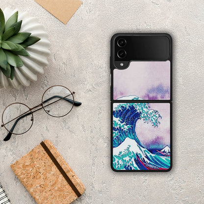 Blue Waves - Samsung Galaxy Z Flip4 θήκη
