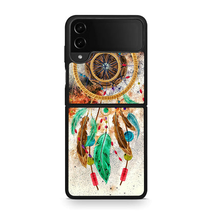 4 - Samsung Galaxy Z Flip4 DreamCatcher Boho case, cover, bumper