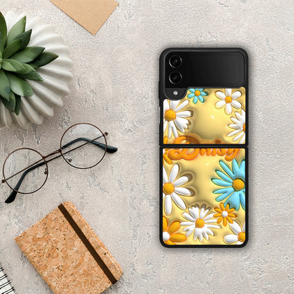 Bubble Daisies - Samsung Galaxy Z Flip4 θήκη