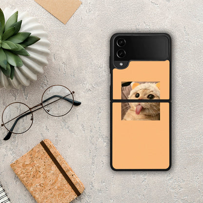 Cat Tongue - Samsung Galaxy Z Flip4 θήκη