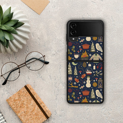 Christmas Elements - Samsung Galaxy Z Flip4 θήκη