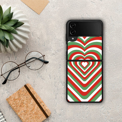 Christmas Hearts - Samsung Galaxy Z Flip4 θήκη