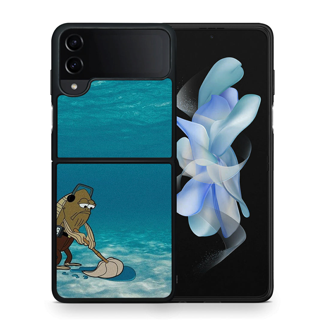 Clean The Ocean - Samsung Galaxy Z Flip4 θήκη