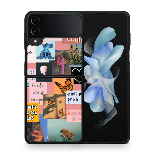 Collage Bitchin - Samsung Galaxy Z Flip4 θήκη