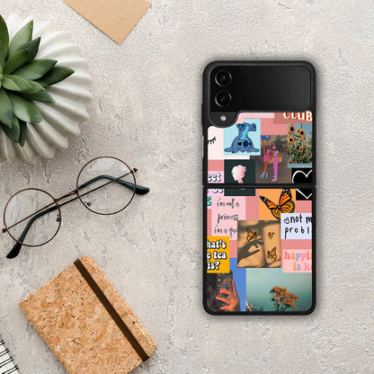 Collage Bitchin - Samsung Galaxy Z Flip4 θήκη