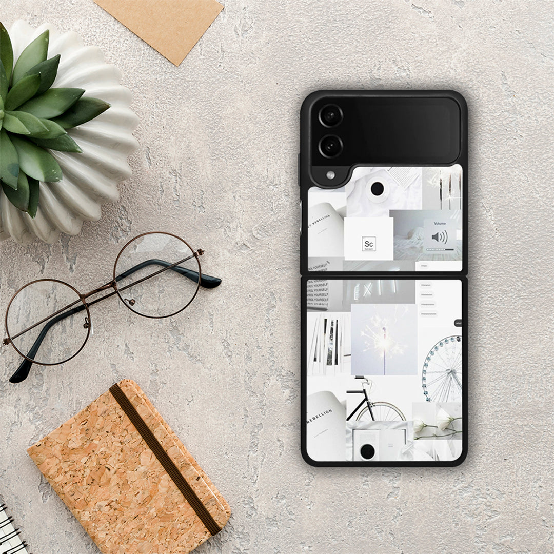 Collage Make Me Wonder - Samsung Galaxy Z Flip4 θήκη