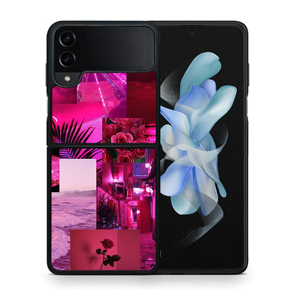 Collage Red Roses - Samsung Galaxy Z Flip4 θήκη