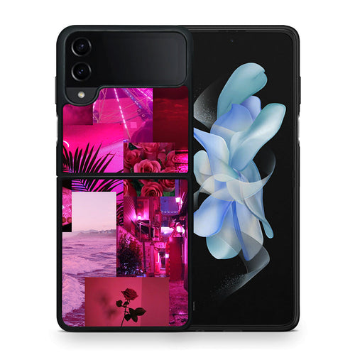 Collage Red Roses - Samsung Galaxy Z Flip4 θήκη