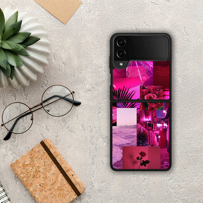 Collage Red Roses - Samsung Galaxy Z Flip4 θήκη