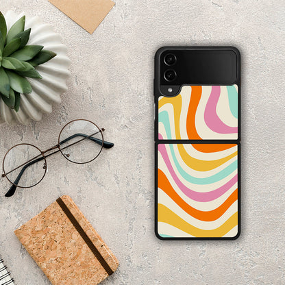 Colourful Waves - Samsung Galaxy Z Flip4 θήκη