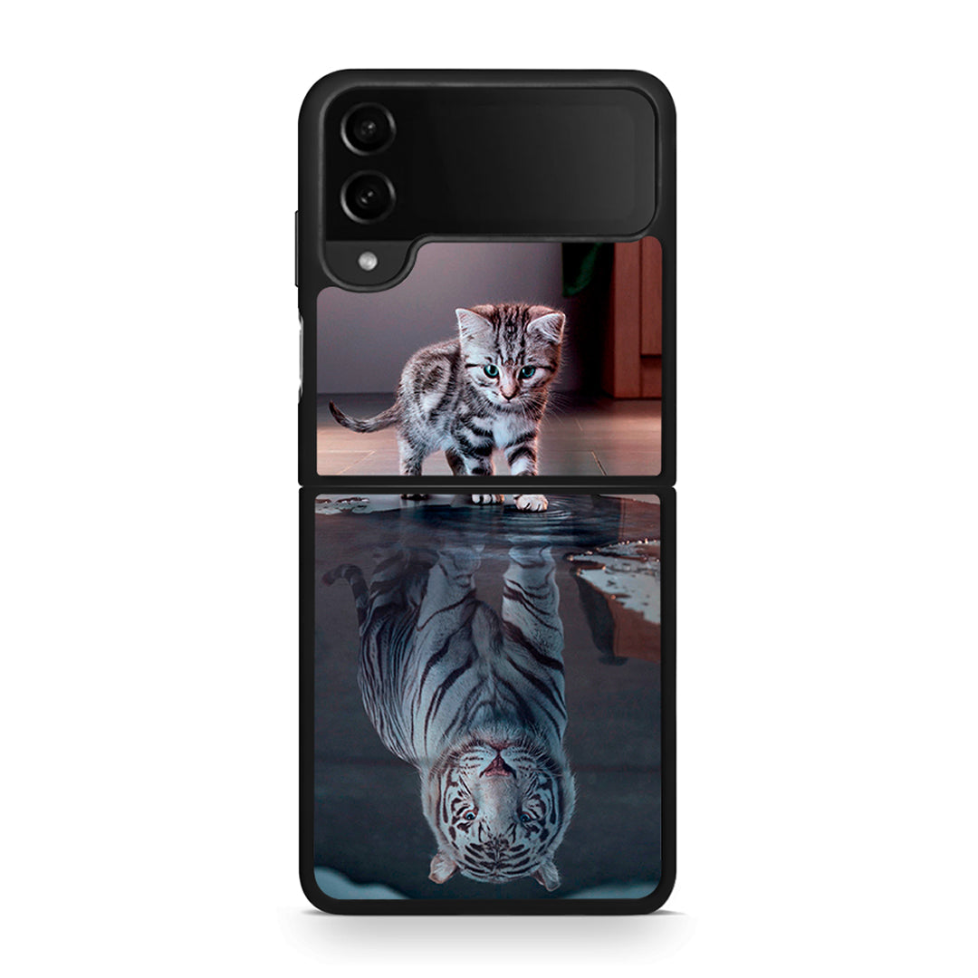 4 - Samsung Galaxy Z Flip4 Tiger Cute case, cover, bumper