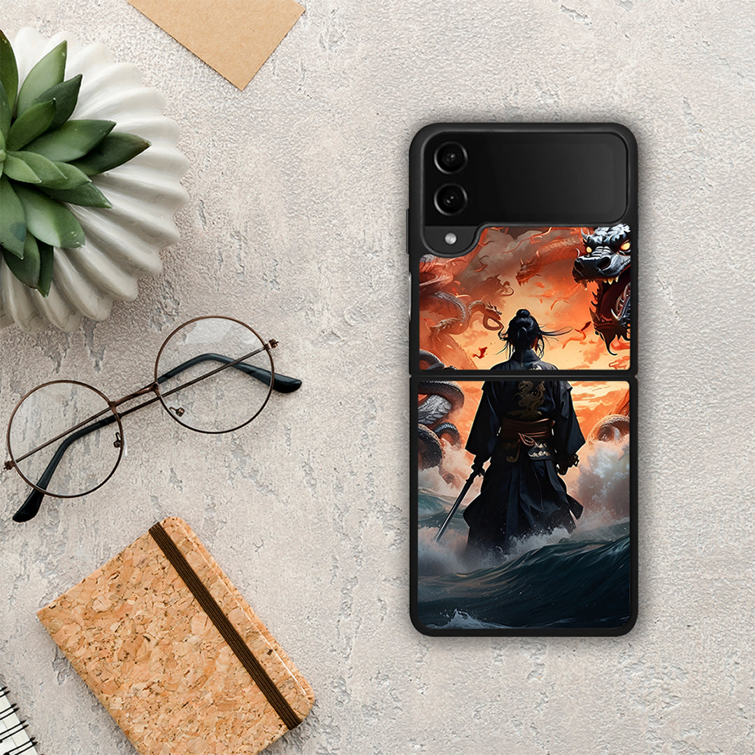 Dragons Fight - Samsung Galaxy Z Flip4 θήκη