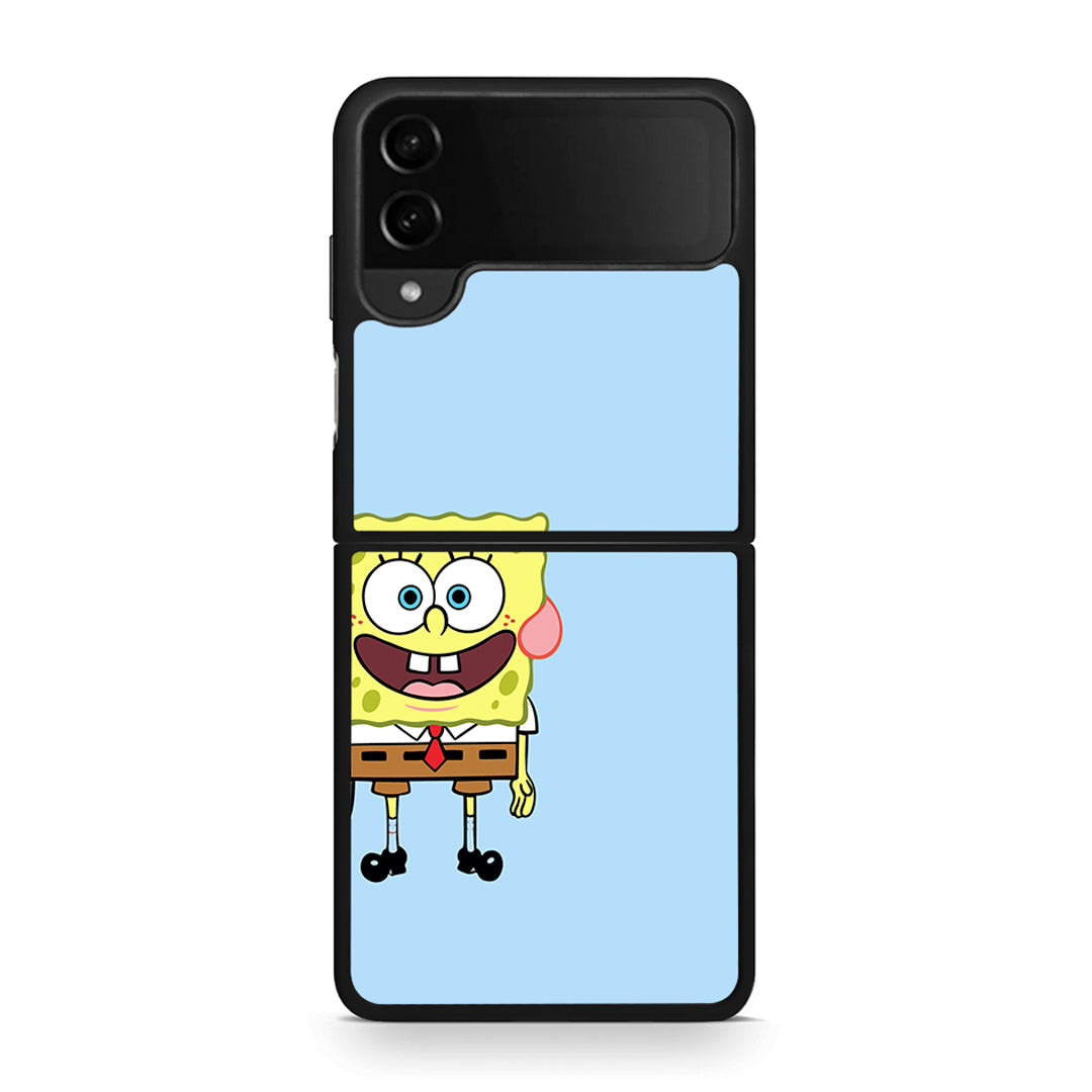 Samsung Galaxy Z Flip4 Friends Bob θήκη από τη Smartfits με σχέδιο στο πίσω μέρος και μαύρο περίβλημα | Smartphone case with colorful back and black bezels by Smartfits