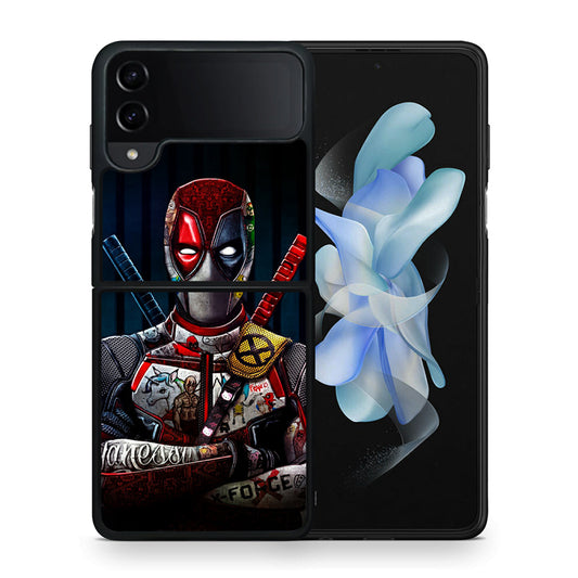 Θήκη Samsung Galaxy Z Flip4 Funny Guy από τη Smartfits με σχέδιο στο πίσω μέρος και μαύρο περίβλημα | Samsung Galaxy Z Flip4 Funny Guy case with colorful back and black bezels