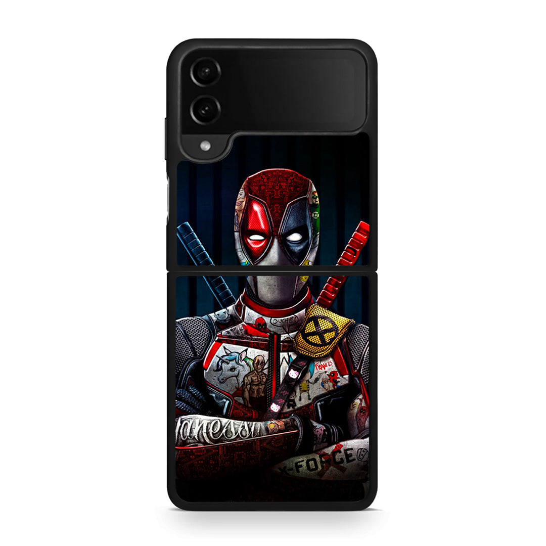 Samsung Galaxy Z Flip4 Funny Guy θήκη από τη Smartfits με σχέδιο στο πίσω μέρος και μαύρο περίβλημα | Smartphone case with colorful back and black bezels by Smartfits
