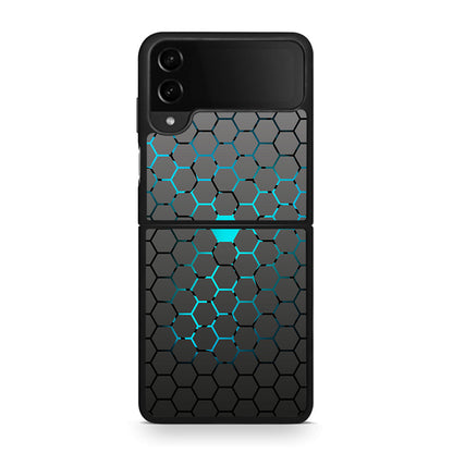 40 - Samsung Galaxy Z Flip4 Hexagonal Geometric case, cover, bumper
