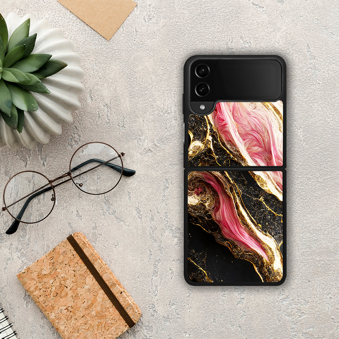 Glamorous Pink Marble - Samsung Galaxy Z Flip4 θήκη