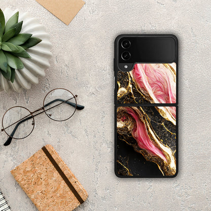 Glamorous Pink Marble - Samsung Galaxy Z Flip4 θήκη